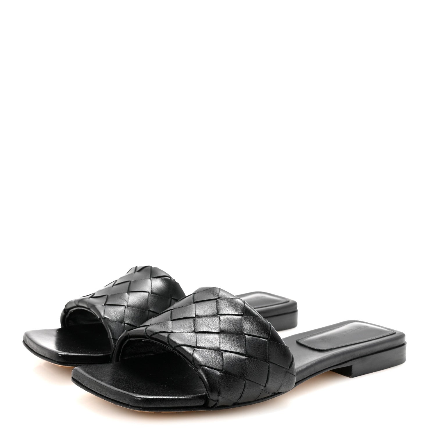 Bottega Veneta Nappa Quilted Parco Flat Sandals 40 Black 4 of 8