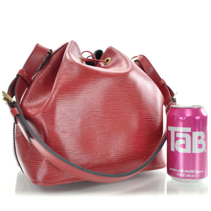 Louis Vuitton Epi Petit Noe Red 3 of 10