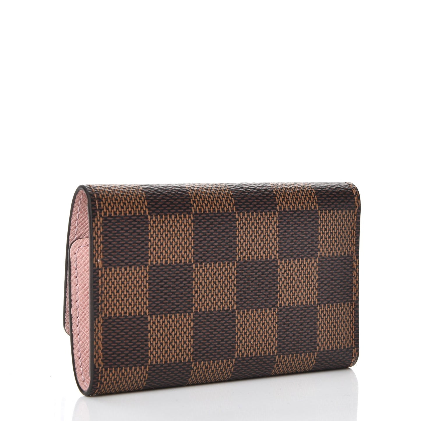 Damier Ebene Multicles 6 Key Holder Rose Ballerine
