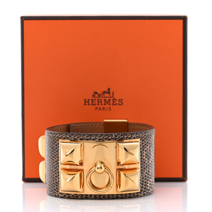 Hermes Lizard Collier De Chien CDC Bracelet S Ombre 10 of 10