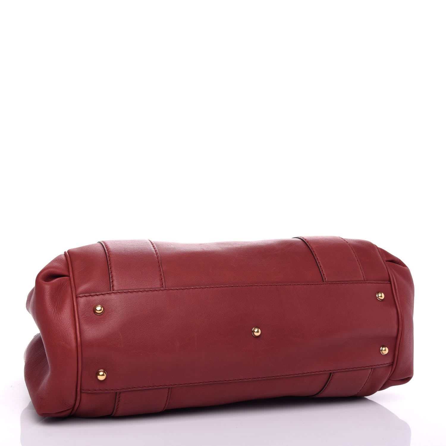 Gucci Calfskin Shoulder Bag Dark Red 4 of 11