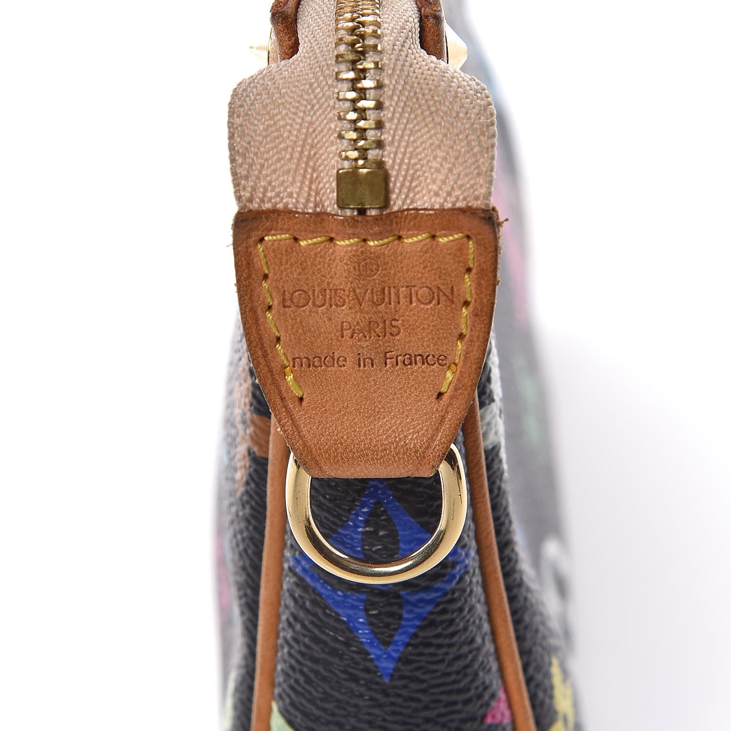 Louis Vuitton Monogram Multicolor Pochette Accessories Black 8 of 10