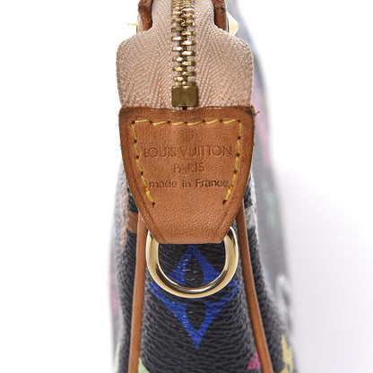 Louis Vuitton Monogram Multicolor Pochette Accessories Black 8 of 10