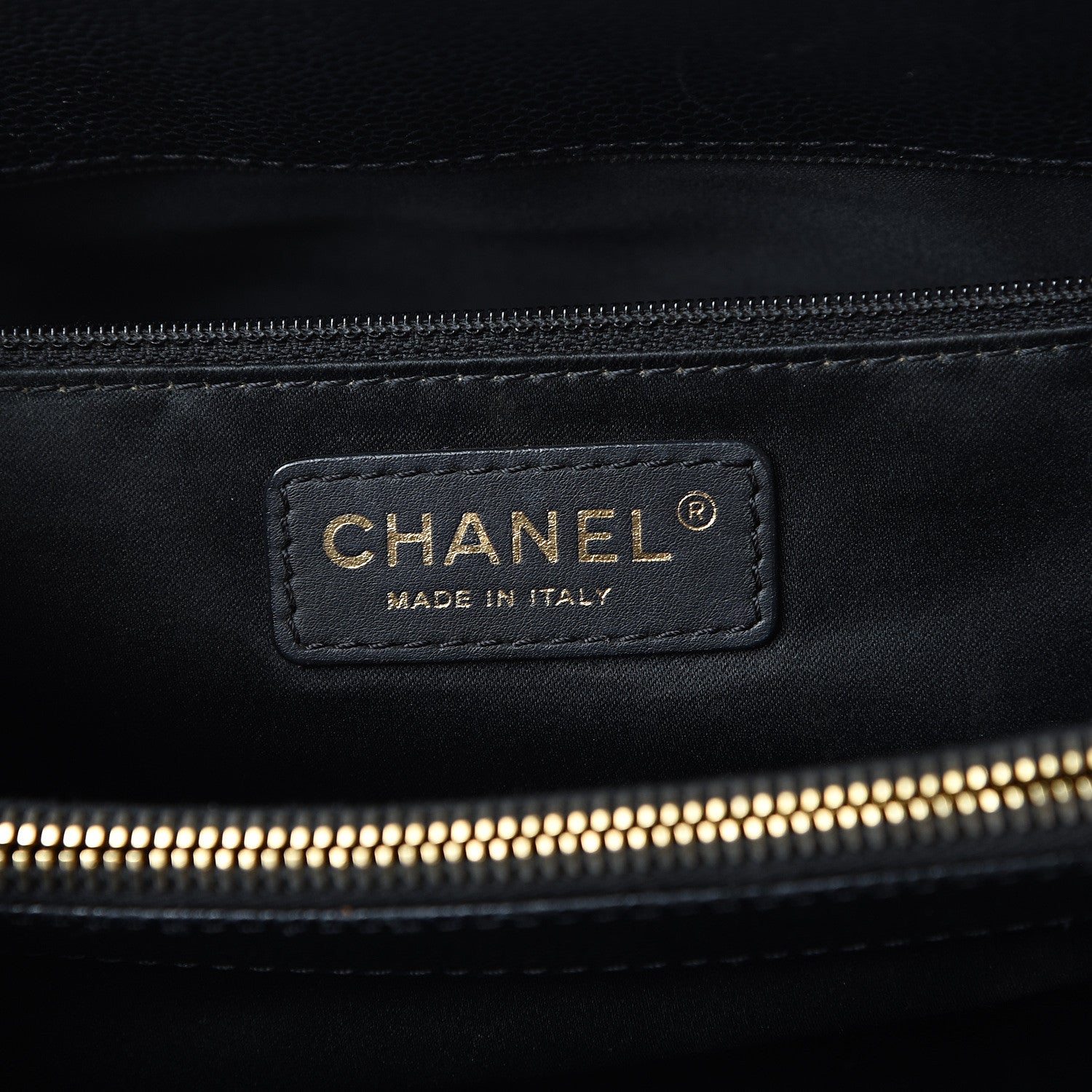 Chanel Caviar Quilted Grand Shopping Tote GST Black 5 of 13
