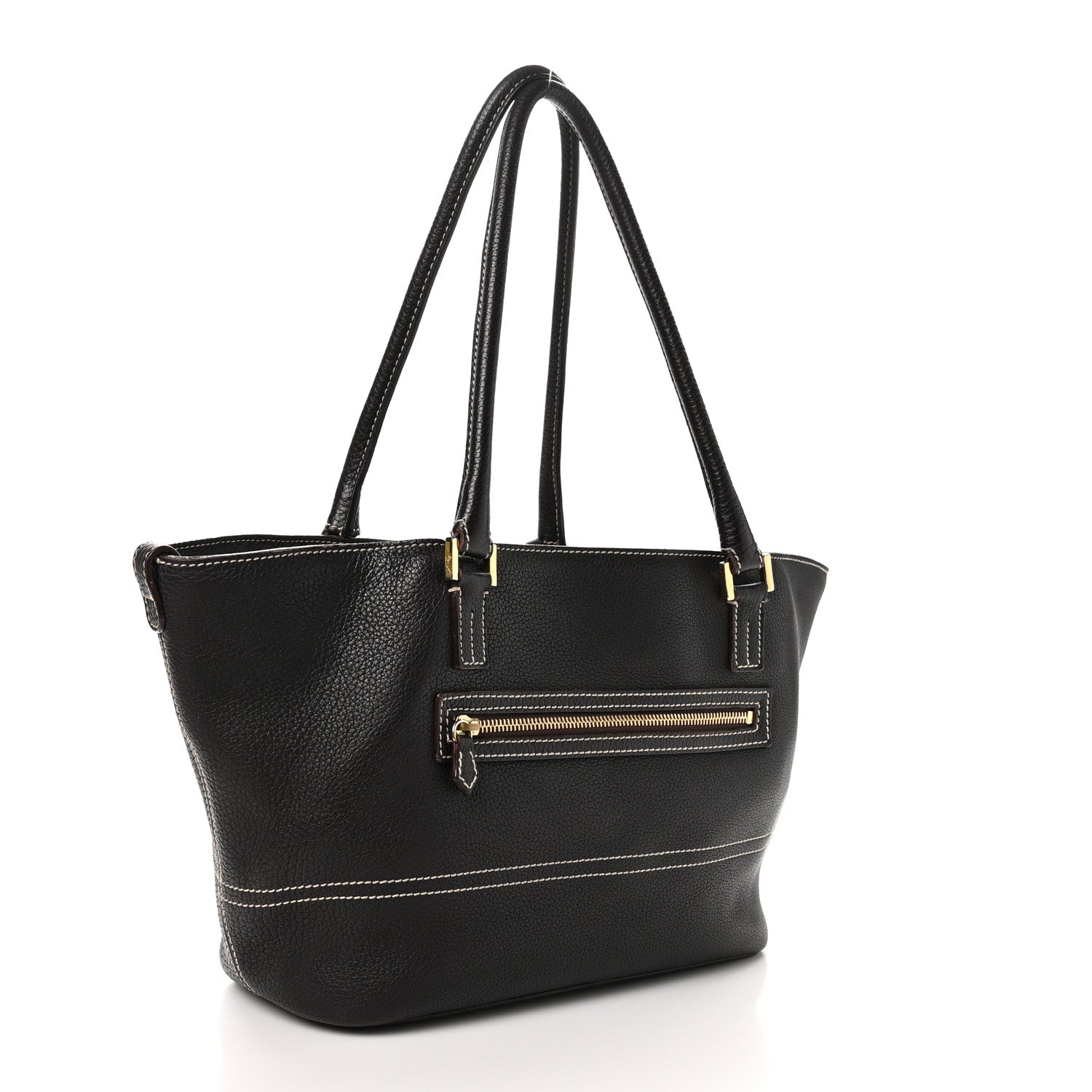 Loro Piana Odessa Mini Globe Shoulder Bag Dark Chocolate Licorice