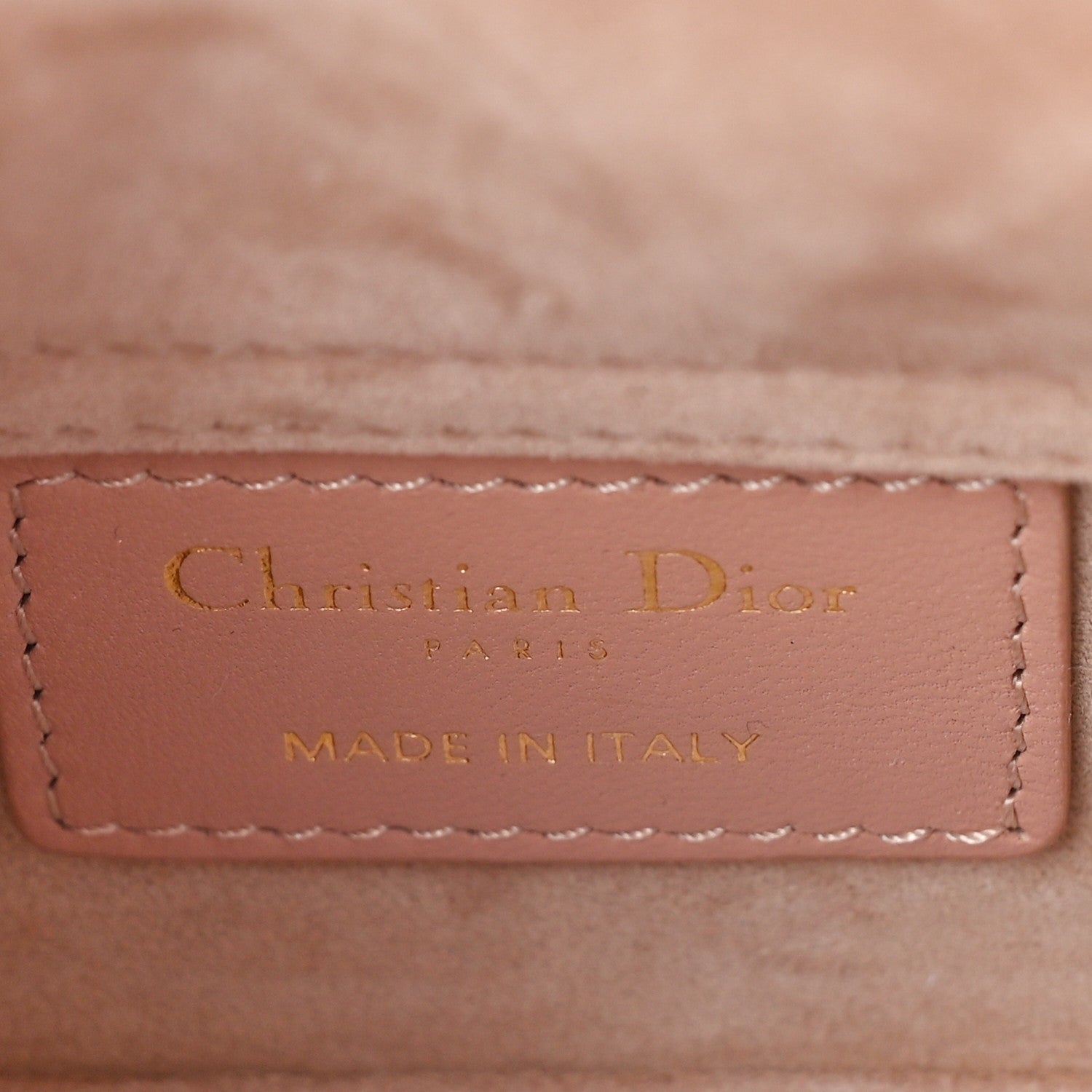 Christian Dior Lambskin Cannage Micro Lady D-Joy Rose De Vents 6 of 8