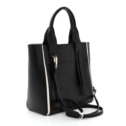 Prada Grace Lux Light Small Ouverture Shoulder Bag Black White 4 of 11