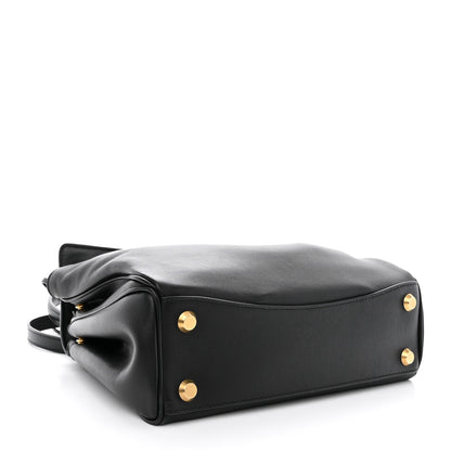 Balenciaga Natural Smooth Calfskin Small Rodeo Top Handle Handbag Black 4 of 11