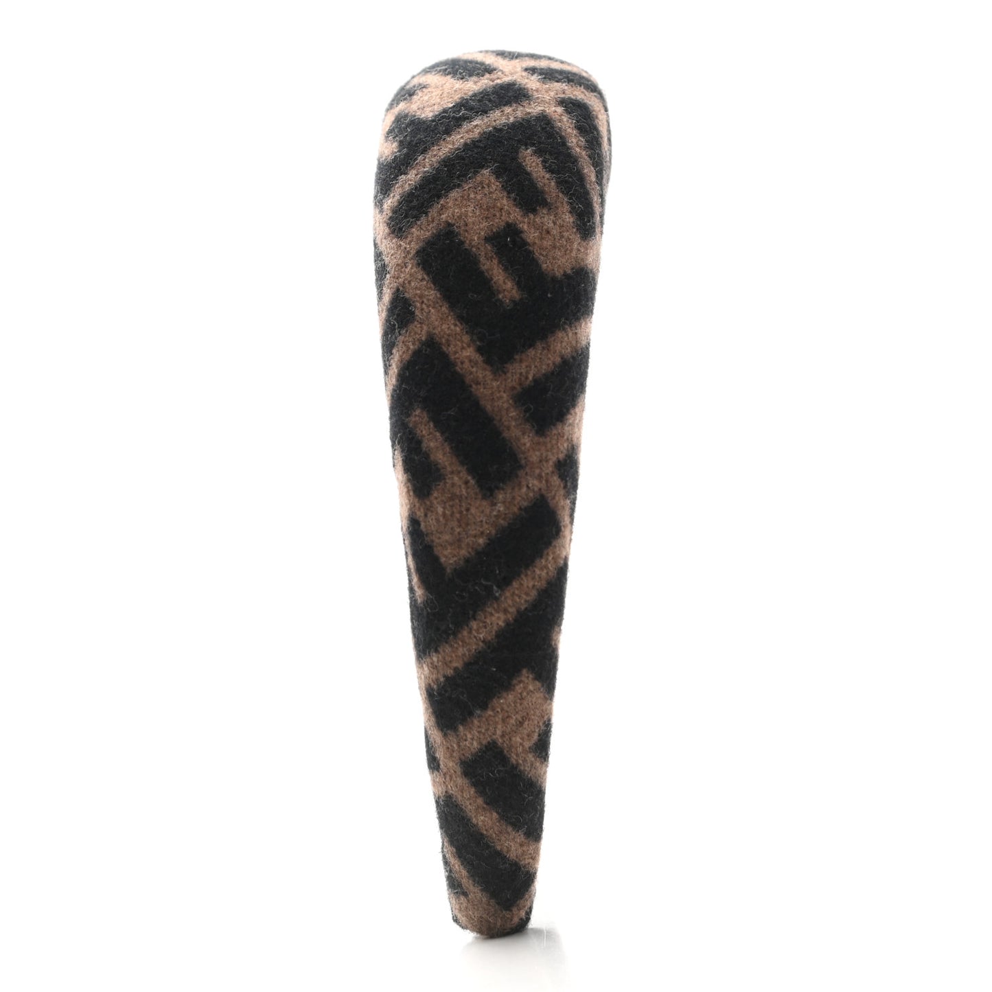 Wool Cashmere FF Logo Headband Tobacco