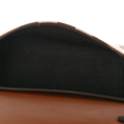 Burberry E-canvas Check Dorset Crossbody Dark Birch Brown 5 of 9