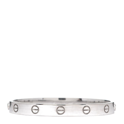 Cartier 18K White Gold LOVE Bracelet 16 1 of 7