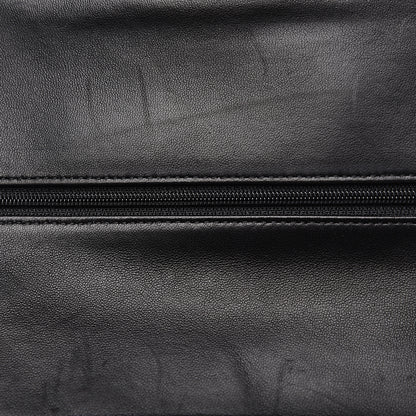 Chanel Lambskin Quilted Medium Double Flap Black 12 of 15