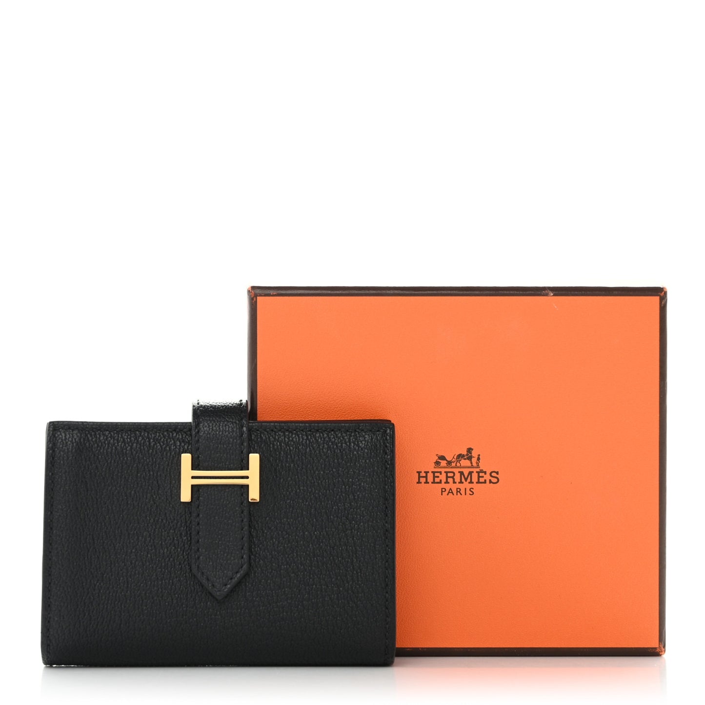 Chevre Mysore Mini Bearn Wallet Black