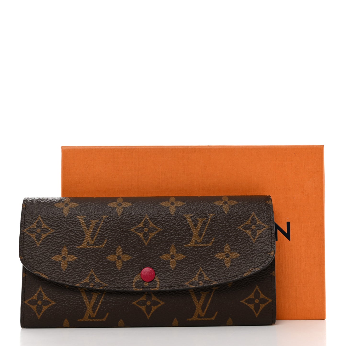 Monogram Emilie Wallet Fuchsia