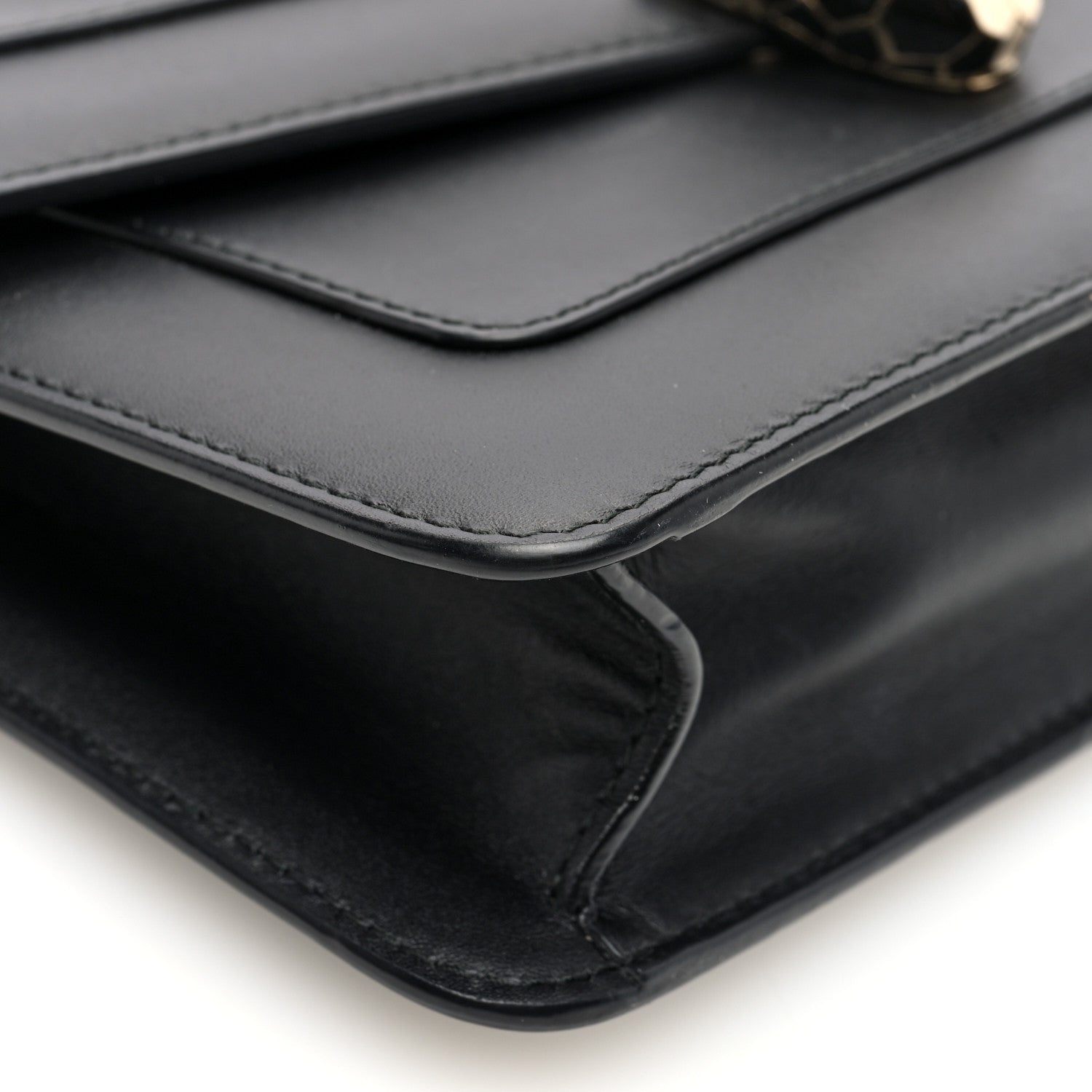 Bulgari Calfskin Serpenti Forever Crossbody Bag Black 9 of 10