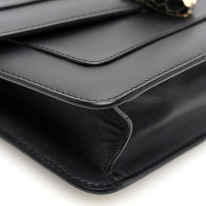 Bulgari Calfskin Serpenti Forever Crossbody Bag Black 9 of 10
