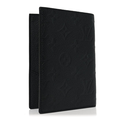 Louis Vuitton Empreinte Monogram Passport Cover Black 3 of 7
