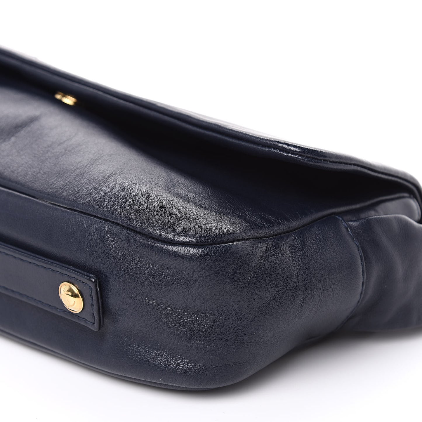 Lambskin Medium Rodeo Drive Flap Navy