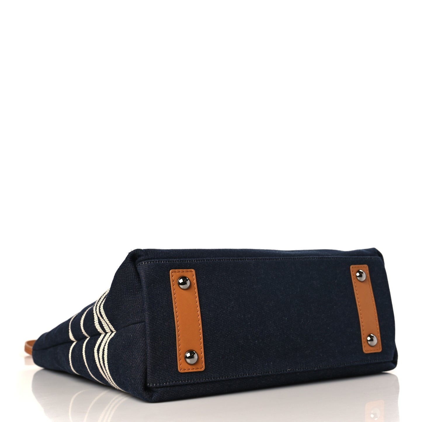 Denim Tall Shopping Tote Blue