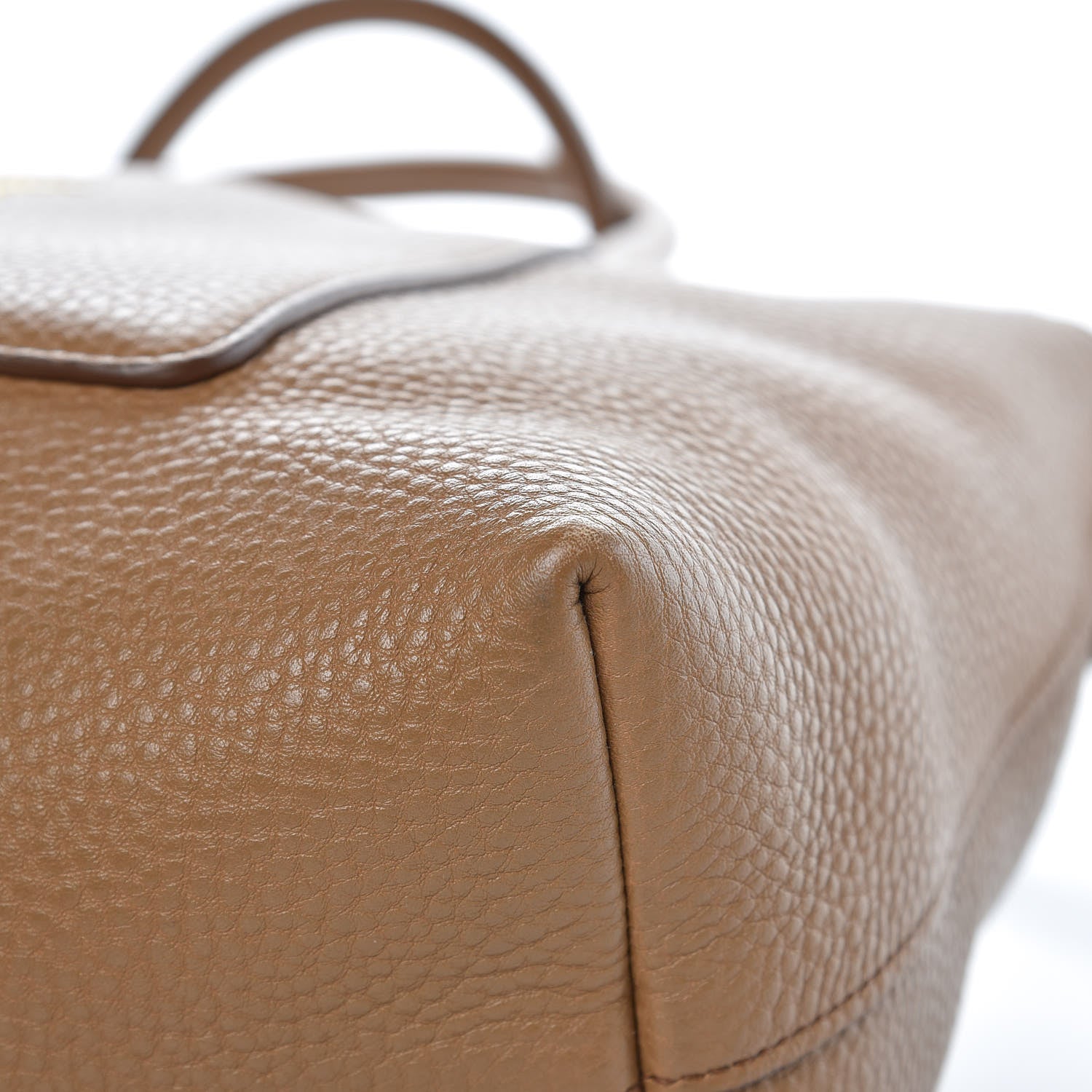 Prada Vitello Daino Pocket Tote Caramel 14 of 16