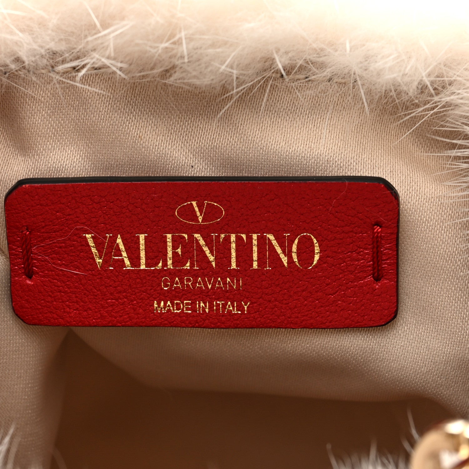 Valentino Garavani Mink Fur Clutch Pink 5 of 8