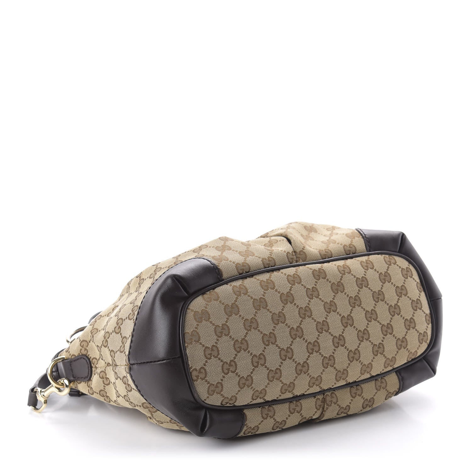 Gucci Monogram Medium Sukey Top Handle Dark Brown 4 of 10
