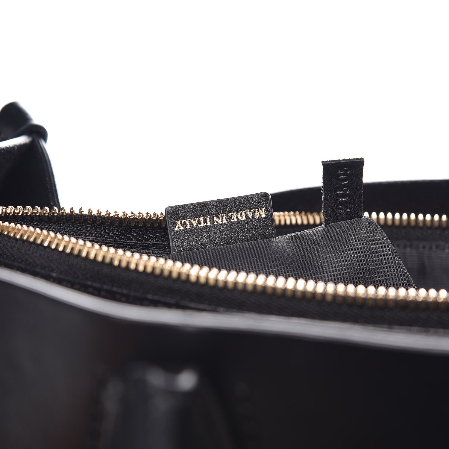 Lanvin Smooth Calfskin Medium Shopper Tote Black 7 of 9