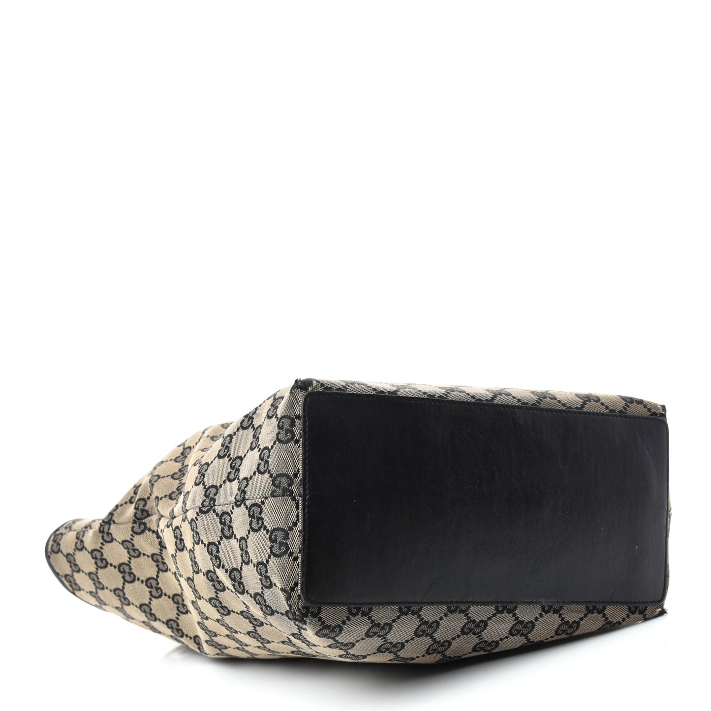 Monogram Large Bucket Tote Black