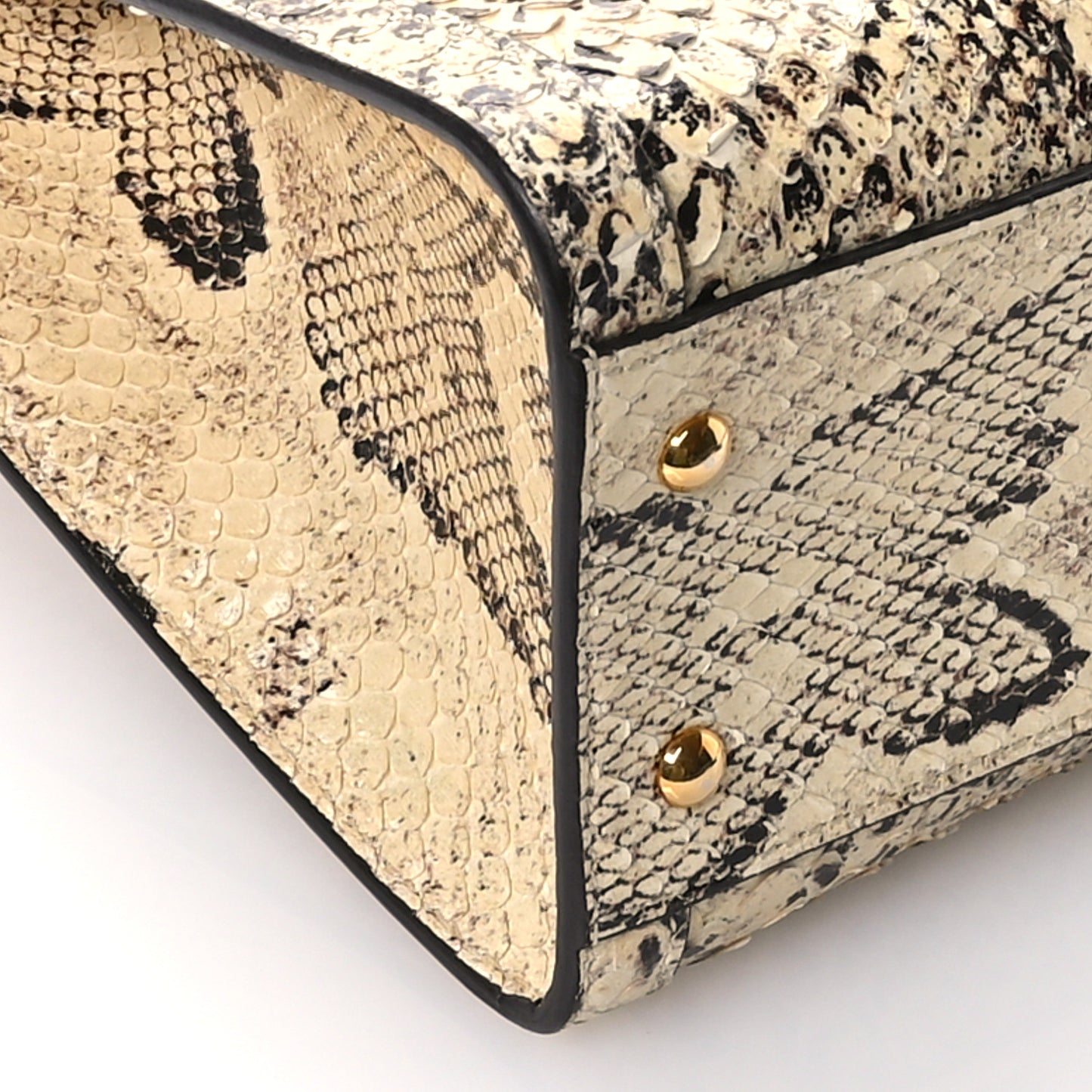 Snakeskin Small Diana Tote Bag Natural