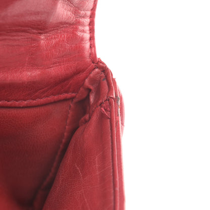 Chanel Lambskin Quilted Flap Waist Belt Bag 65 26 Red 6 of 8