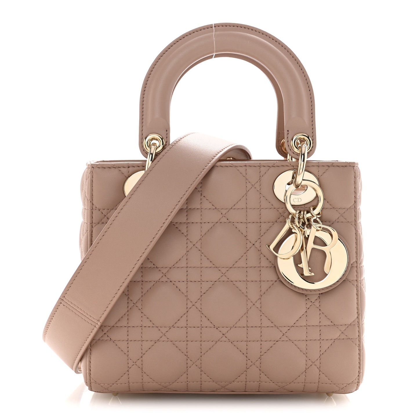 Lambskin Cannage Small My ABCDior Lady Dior Blush