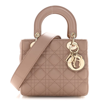 Christian Dior Lambskin Cannage Small My ABCDior Lady Dior Blush 1 of 13