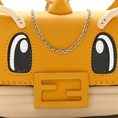 Fendi X FRGMT X POKEMON Nappa Pokemon Inlay Nano Maxi Buckle Baguette Charm Mimosa Multicolor 6 of 9