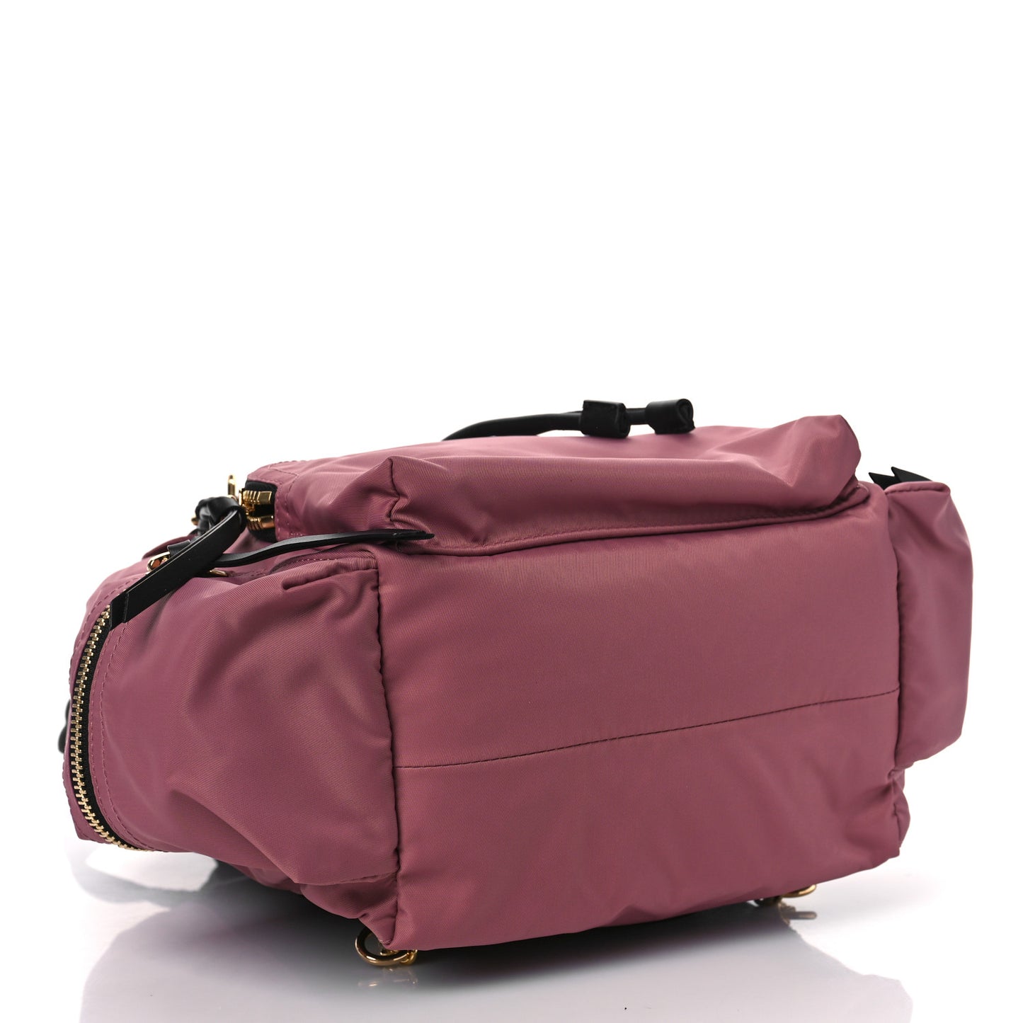 Nylon Medium Rucksack Backpack Mauve Pink