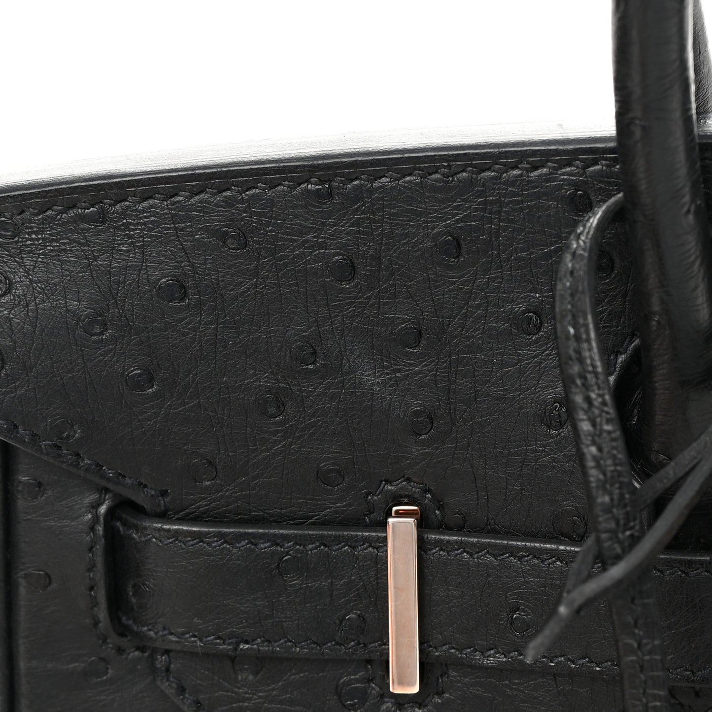 Ostrich Birkin 30 Black