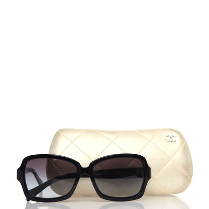 Chanel Acetate CC Logo Sunglasses 5143 Black White 8 of 8