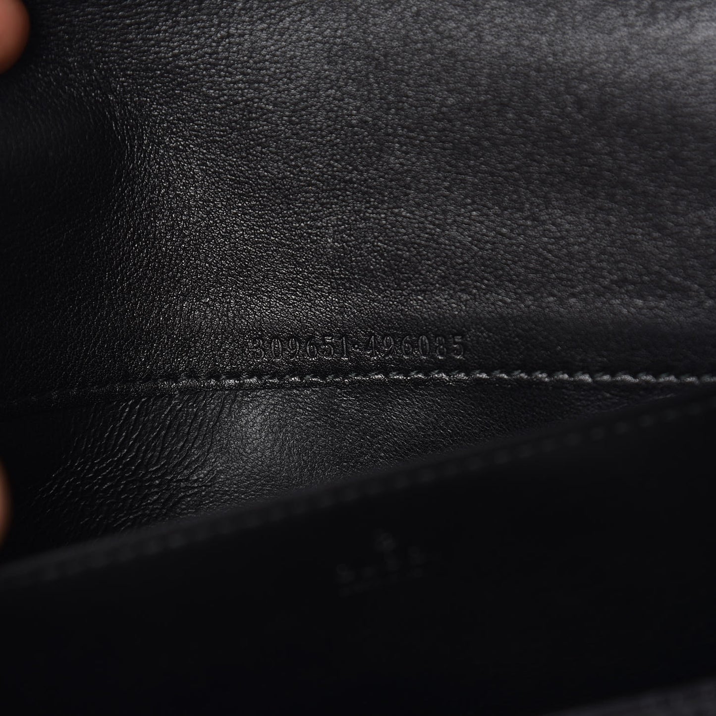 Microguccissima Travel Document Case Black