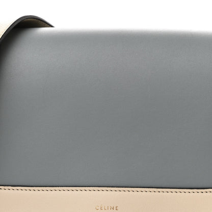 Celine Shiny Smooth Calfskin Medium Frame Shoulder Bag Grege Storm 8 of 12
