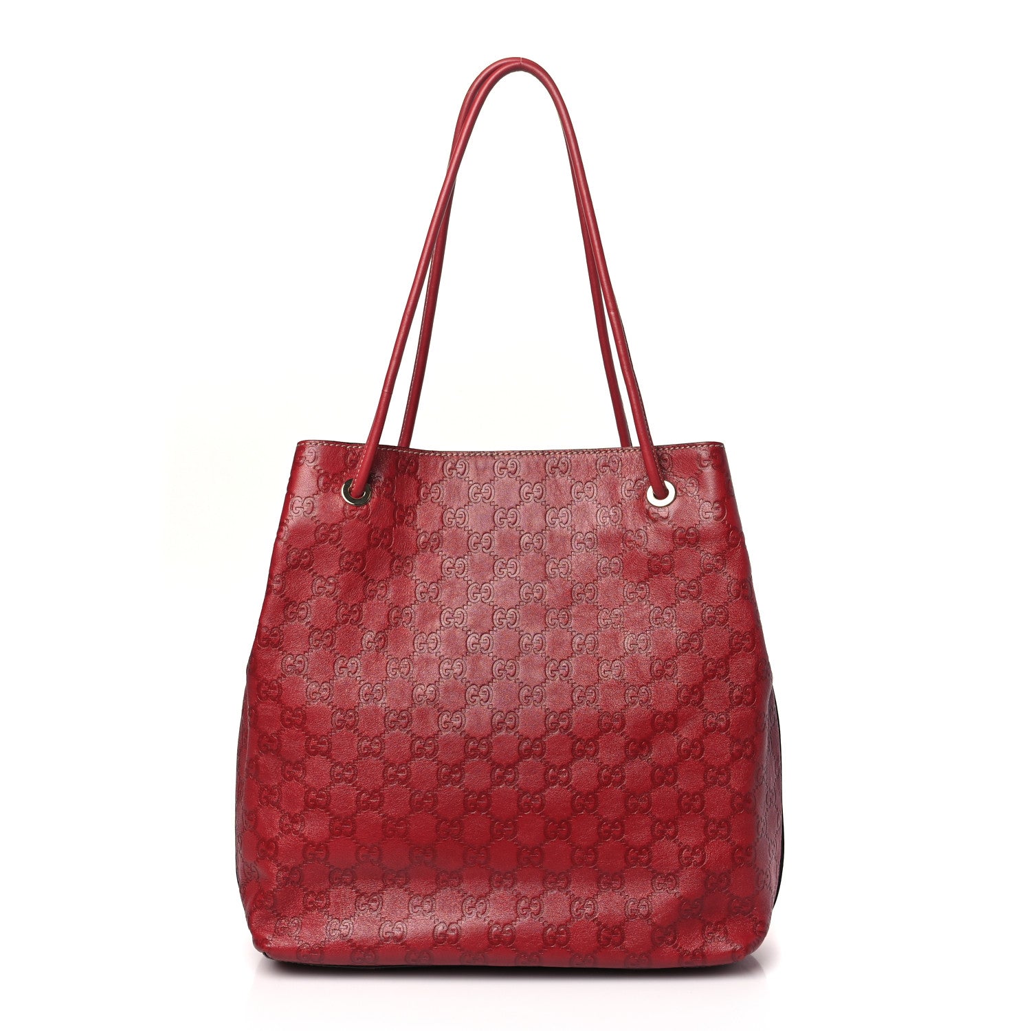 Gucci Guccissima Monogram Gifford Tote Red 1 of 11