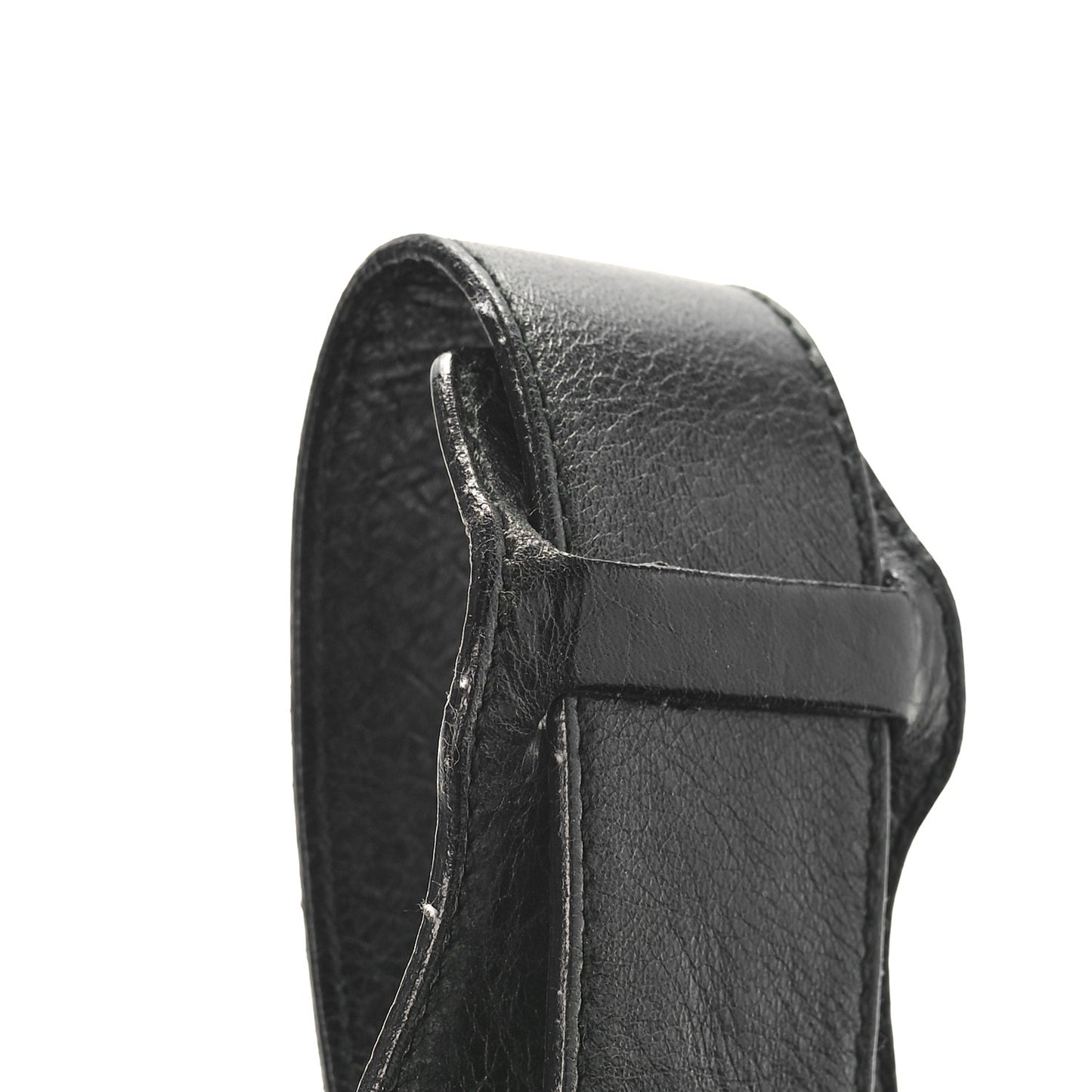 Agneau Giant 21 Silver Hardware Part Time Black