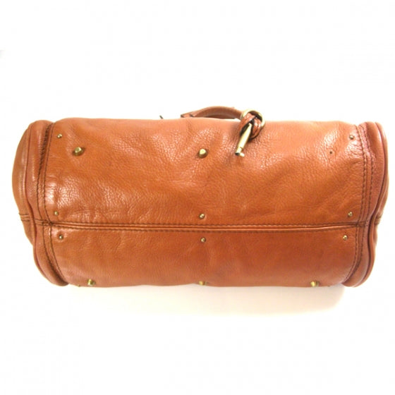 Chloe Leather Paddington Satchel Whiskey 4 of 18