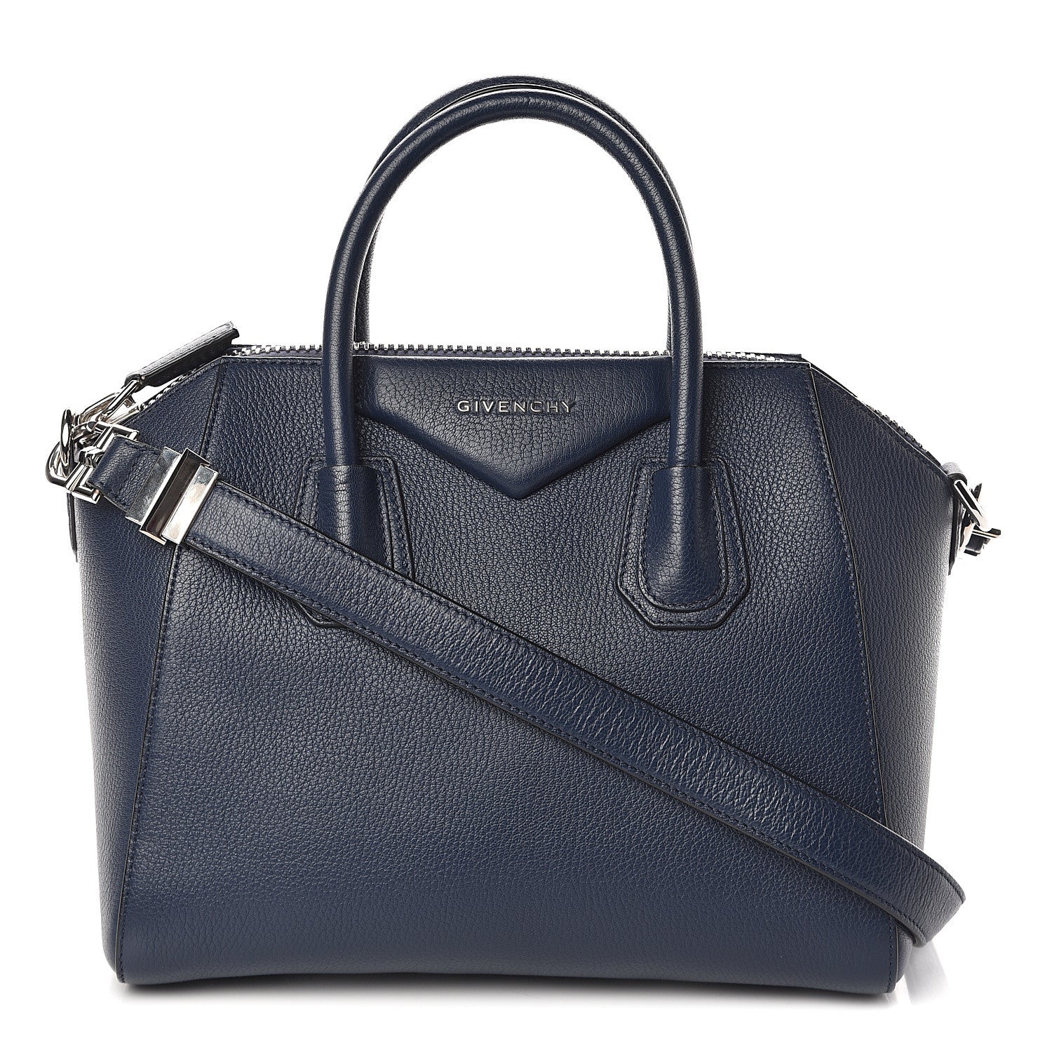 Givenchy Sugar Goatskin Small Antigona Night Blue 1 of 8