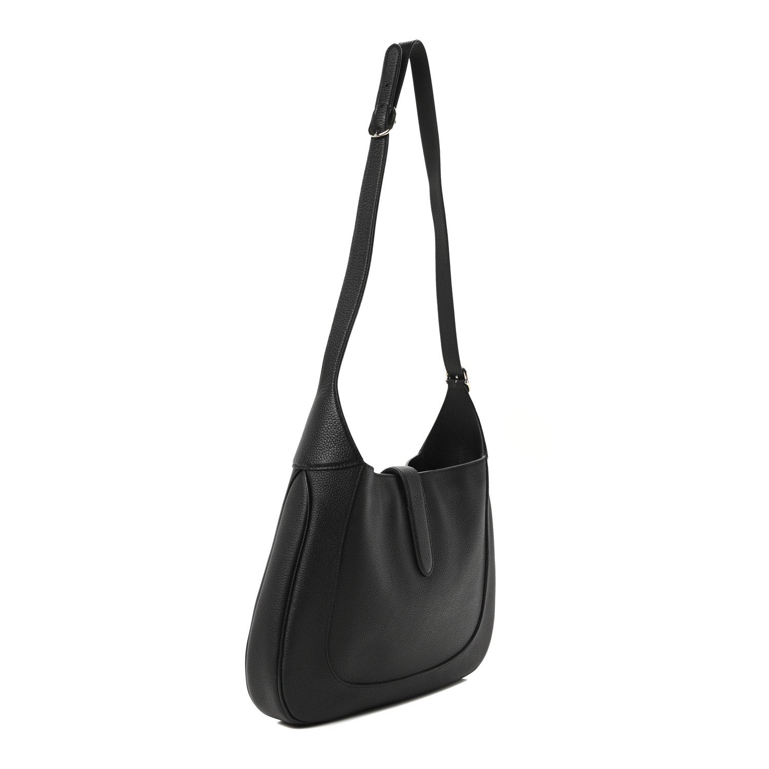 Gucci Pebbled Calfskin Large Jackie 1961 Hobo Black 3 of 10