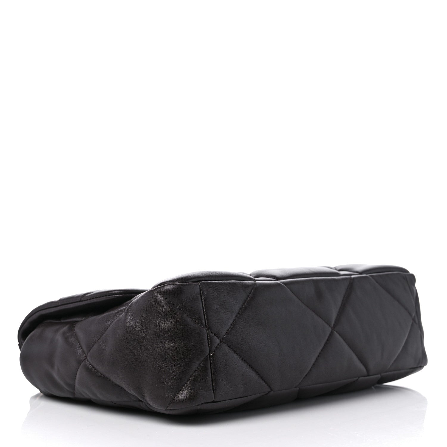 Chanel Lambskin Quilted Large Chanel 19 Flap Dark Brown 4 of 10