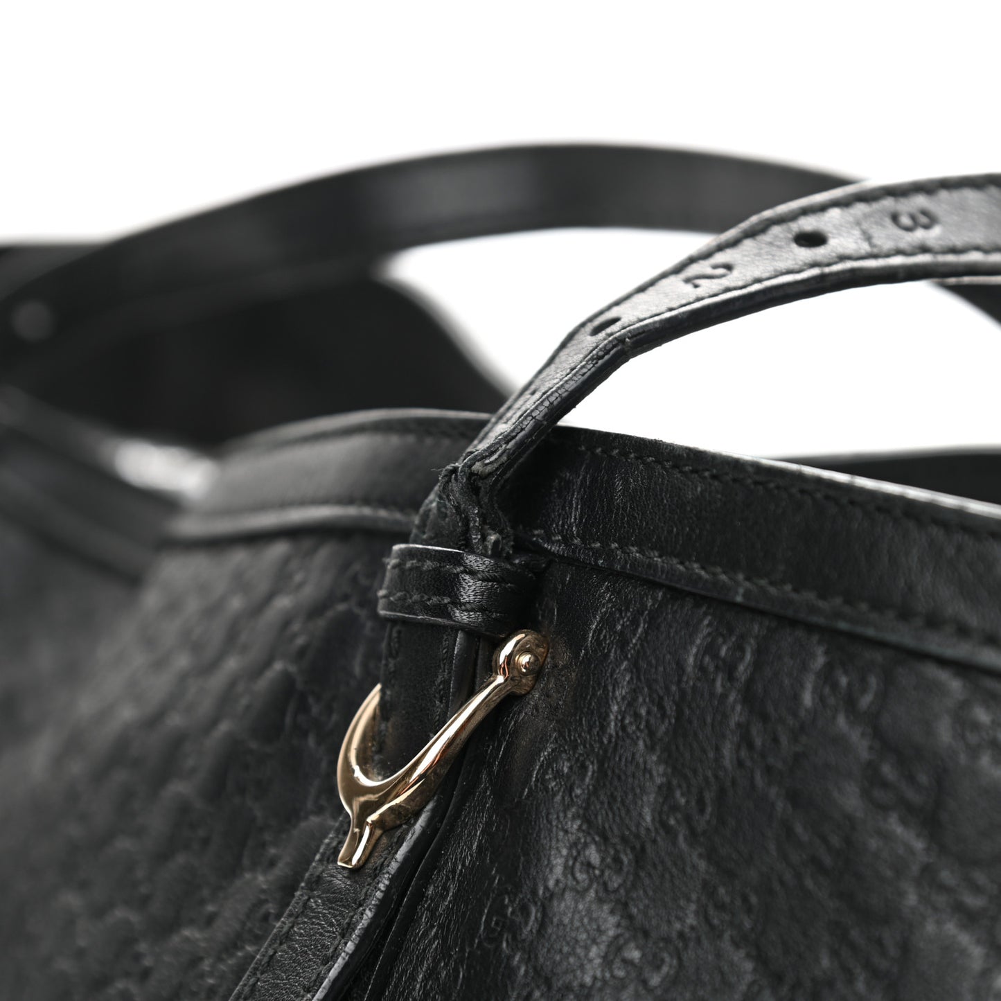 Microguccissima Medium Nice Tote Black