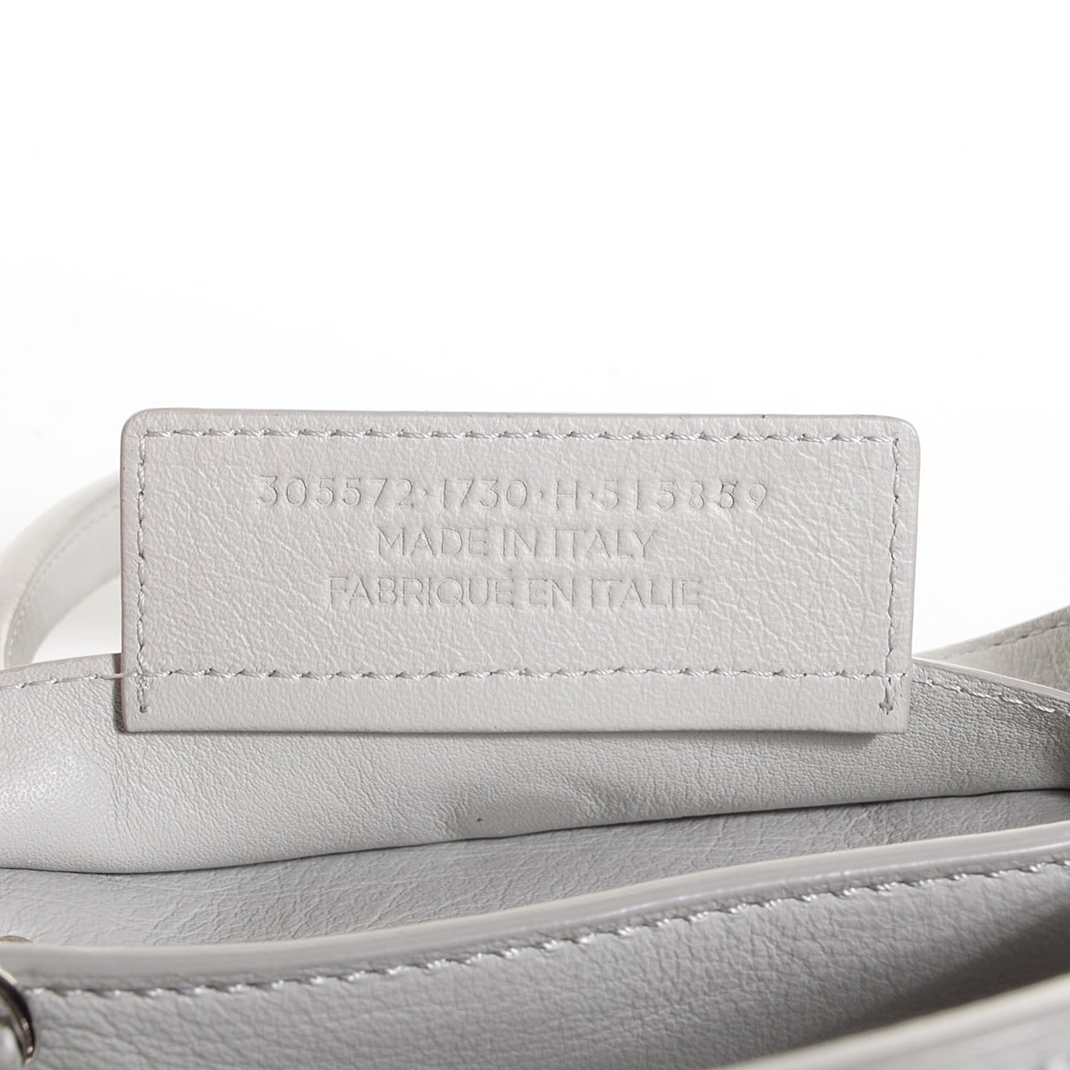 Balenciaga Calfskin Papier Mini A4 Tote Gris Glace 7 of 8