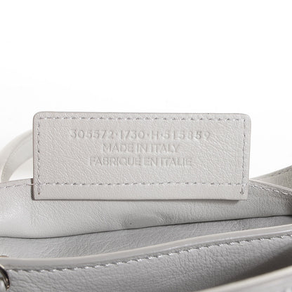 Balenciaga Calfskin Papier Mini A4 Tote Gris Glace 7 of 8
