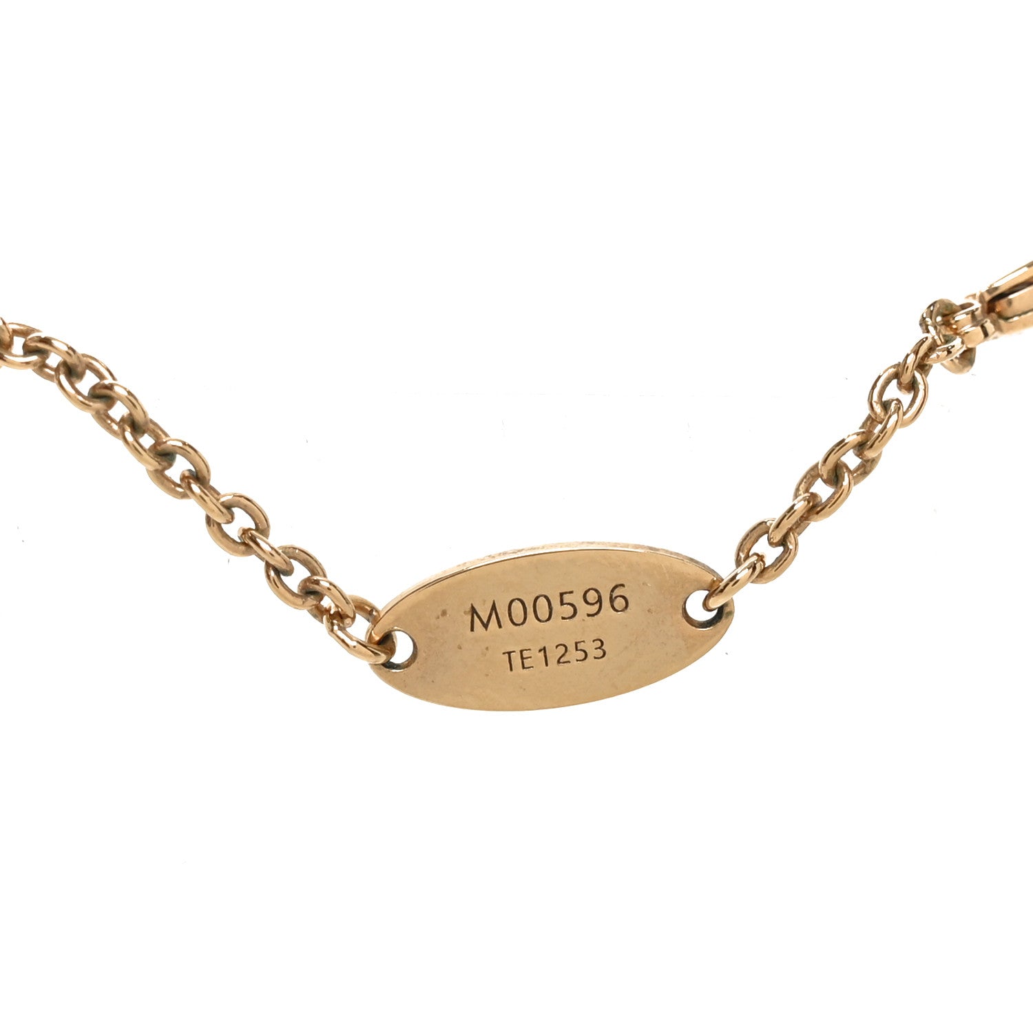 Louis Vuitton Metal Crystal LV Iconic Necklace Gold 5 of 6