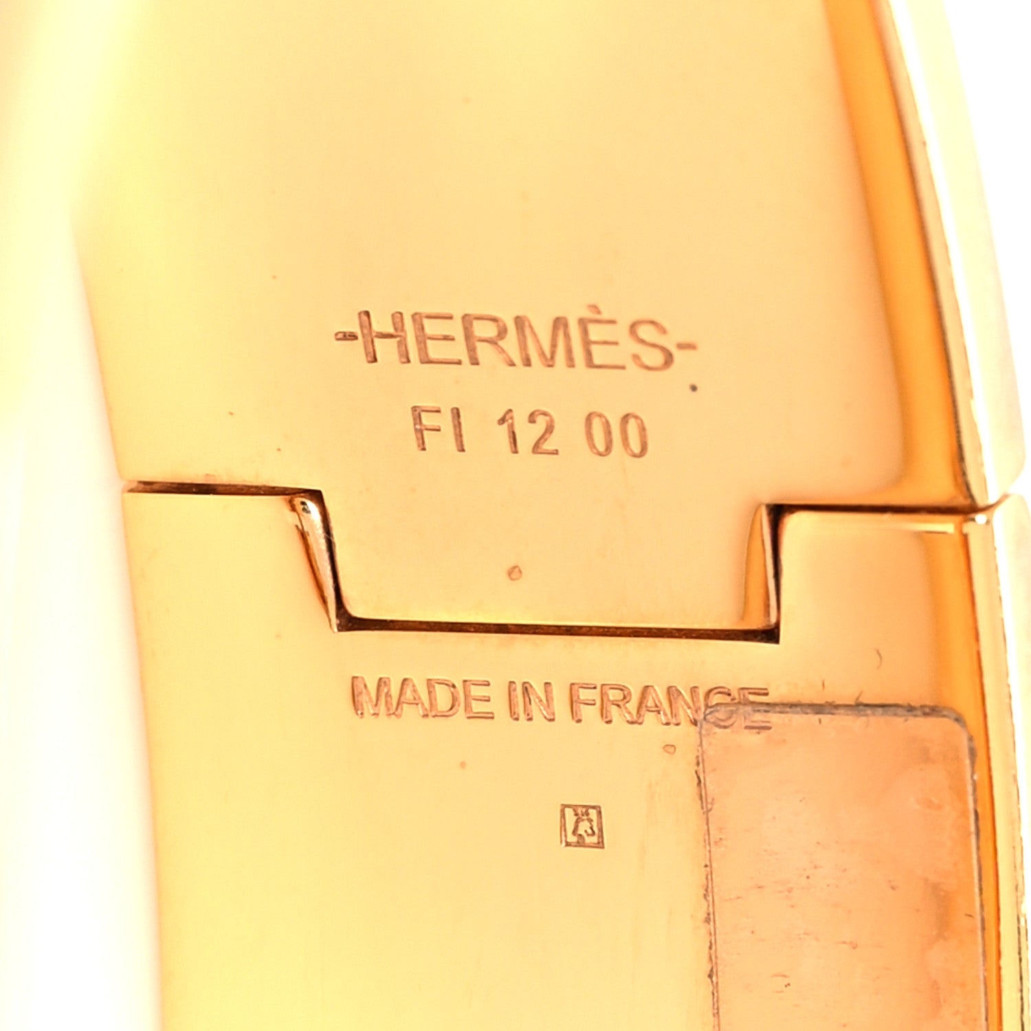 Hermes Enamel Wide Clic Clac H Bracelet GM Marron Glace 5 of 5