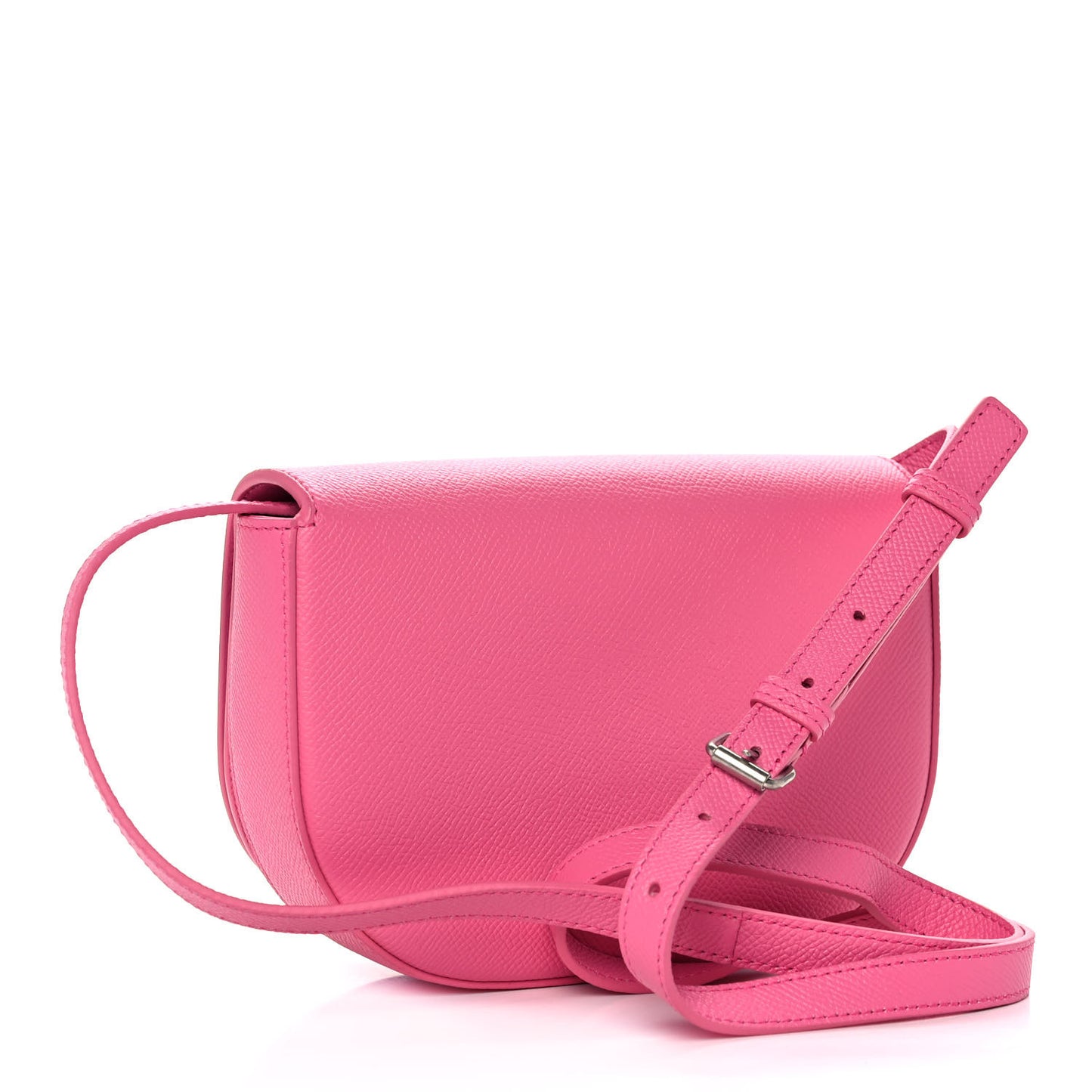 Signature Grained Calfskin Logo Print Ville Day Bag XS Rose Bubblegum Black